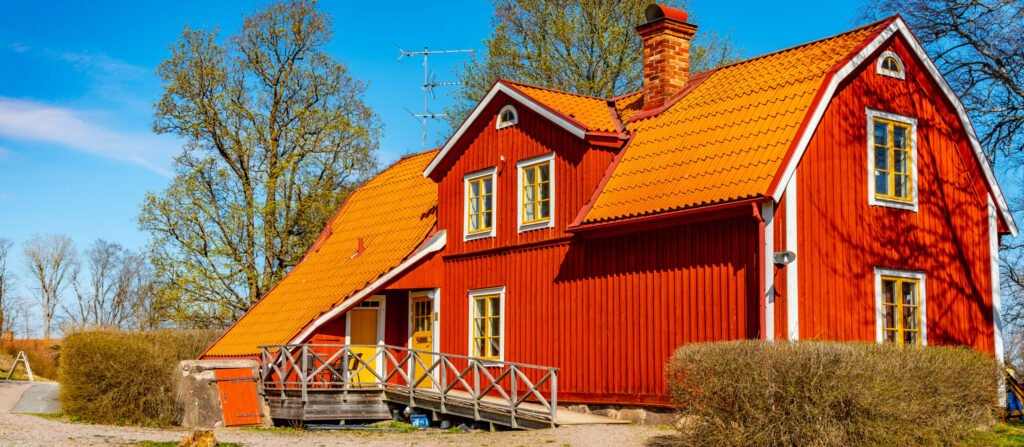 Proffs som gjort rent fasaden