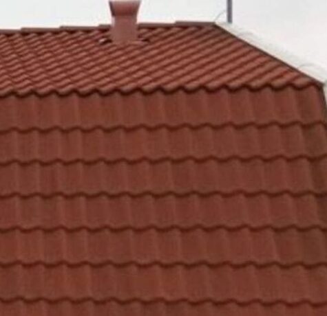 Taktegel som rengjorts vid taktvätt