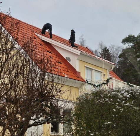 Taktvättning av tak i Danderyd